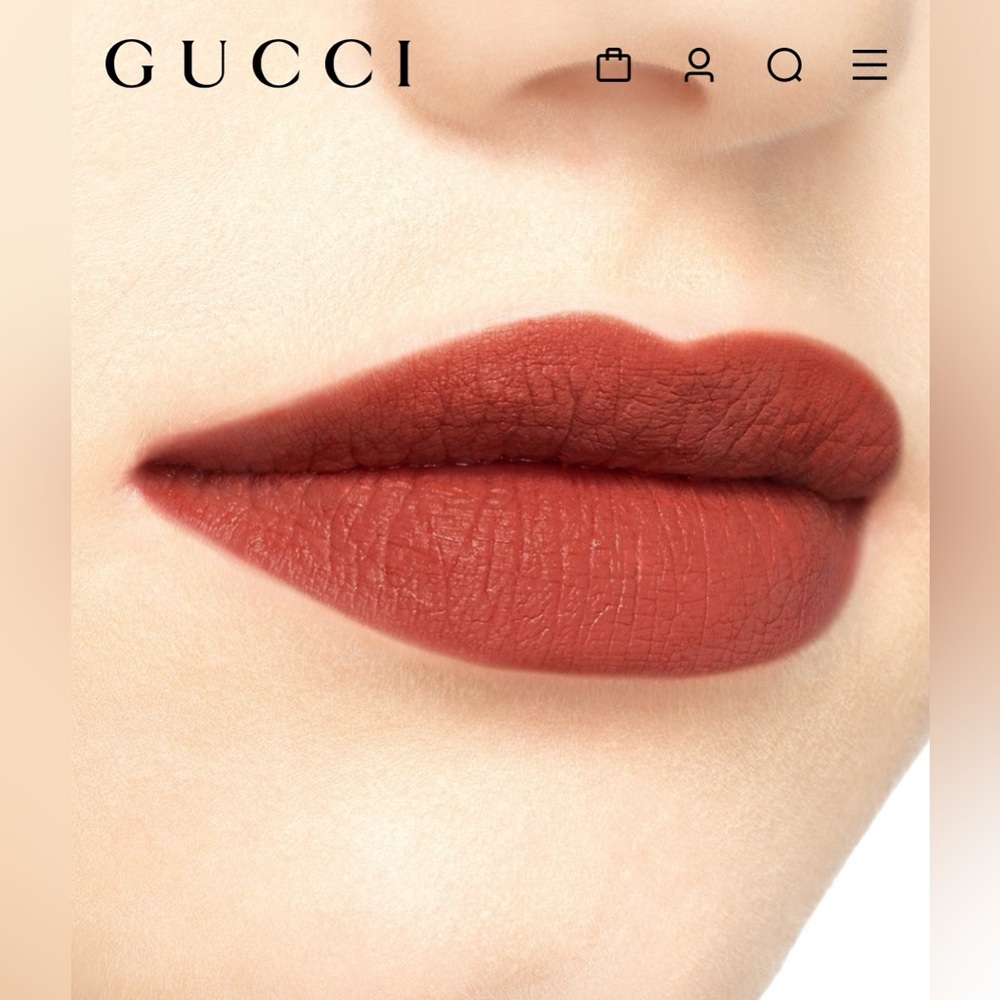 Gucci Rouge Matte Lipstick Janet Rust - Picture 5 of 9